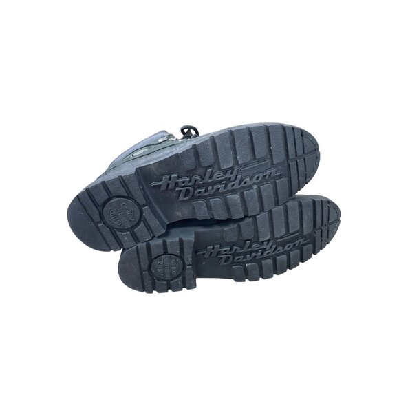 Harley-Davidson Mens Black Leather Ankle Riding Boots Size 8.5M SKU 9022 - Picture 5 of 16